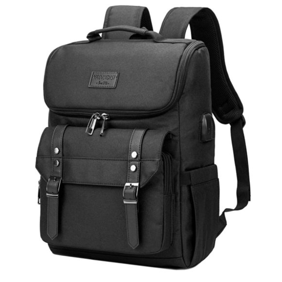 Bags Vintage Backpack Travel Laptop Backpack With Usb Charging Port